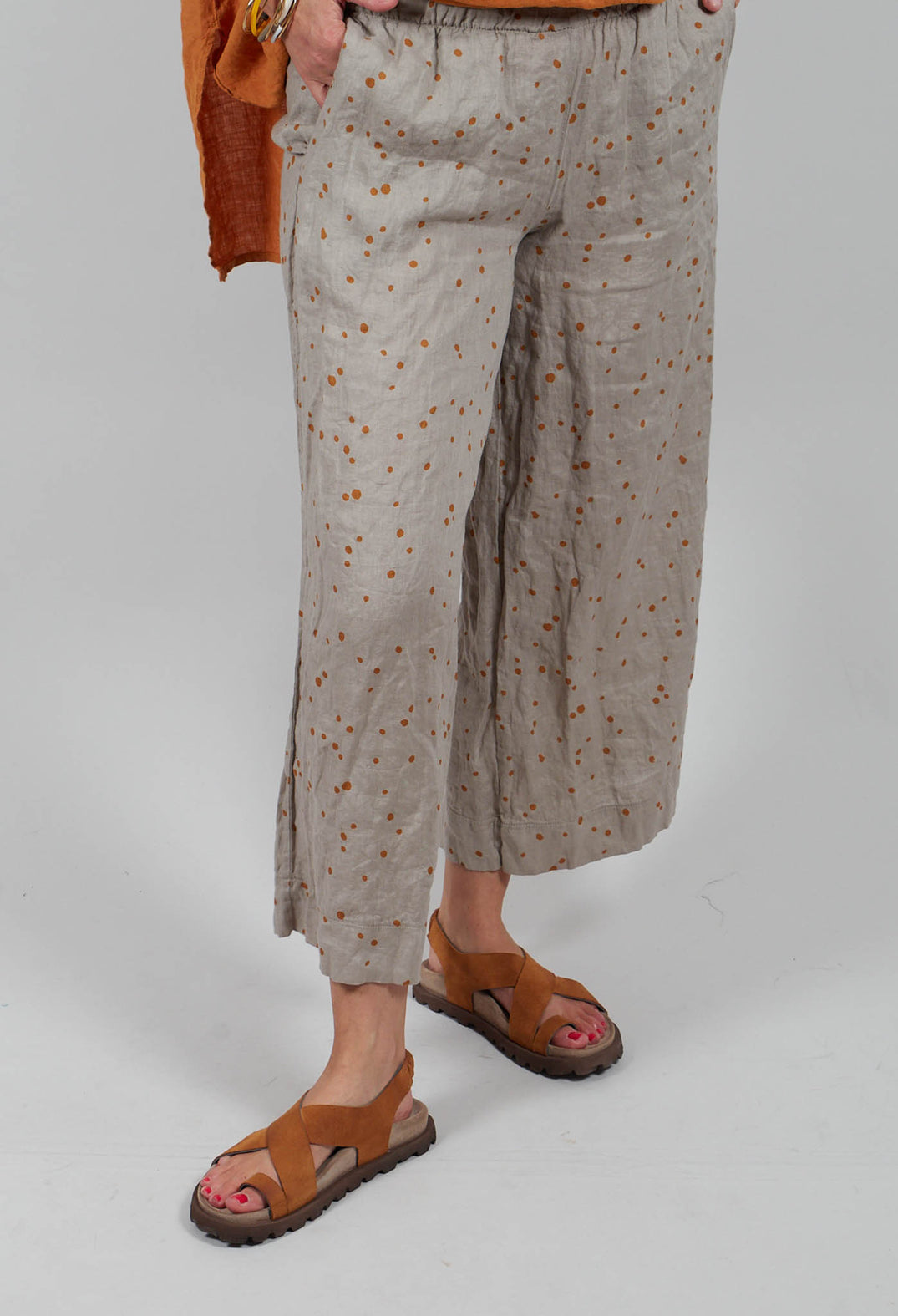 Pollo Ls Trousers In Ambra