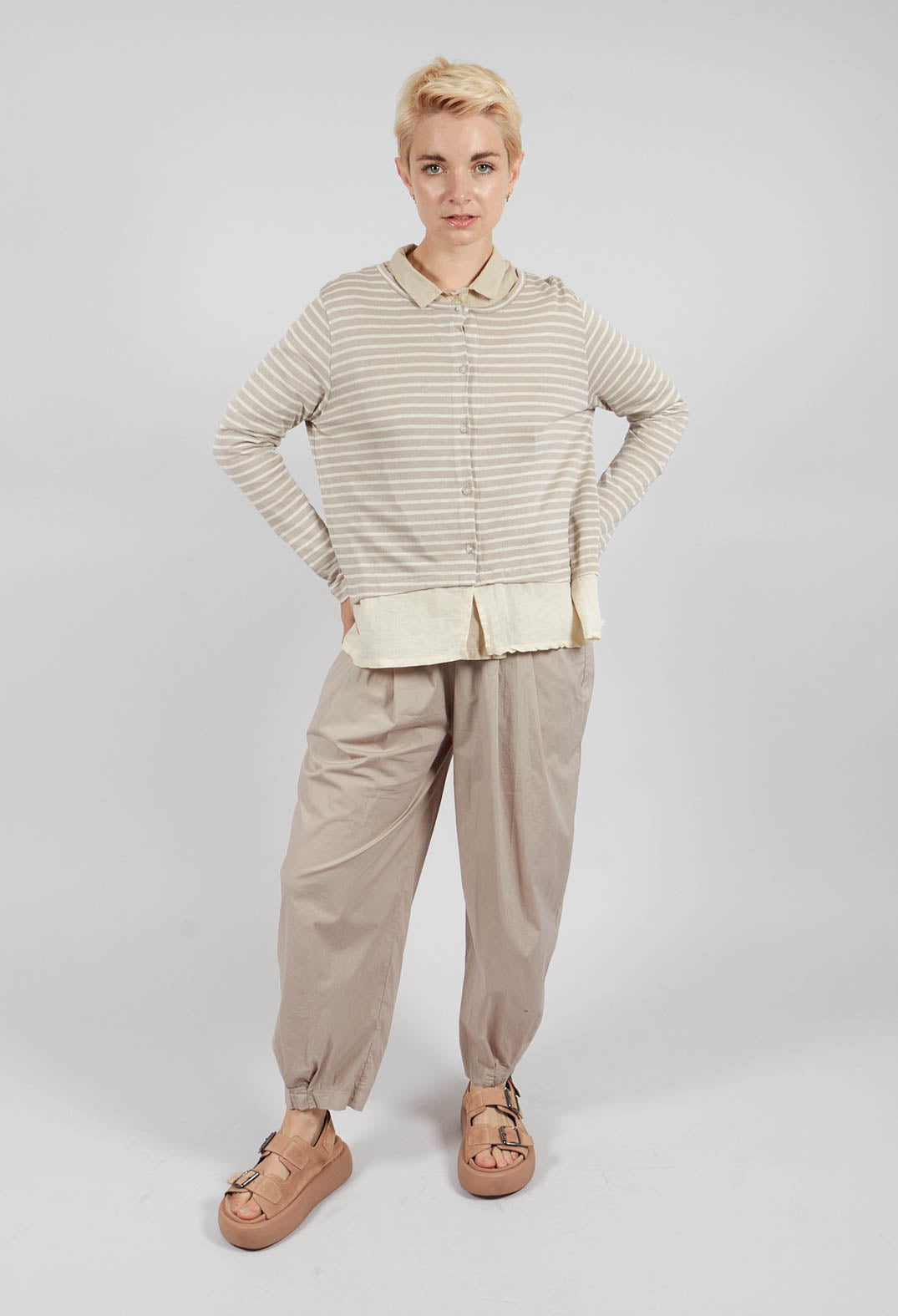 Saturno Trousers In Argento