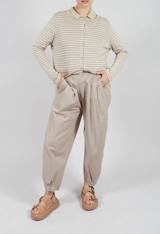Saturno Trousers In Argento