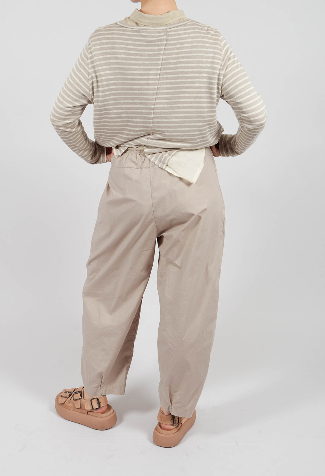 Saturno Trousers In Argento