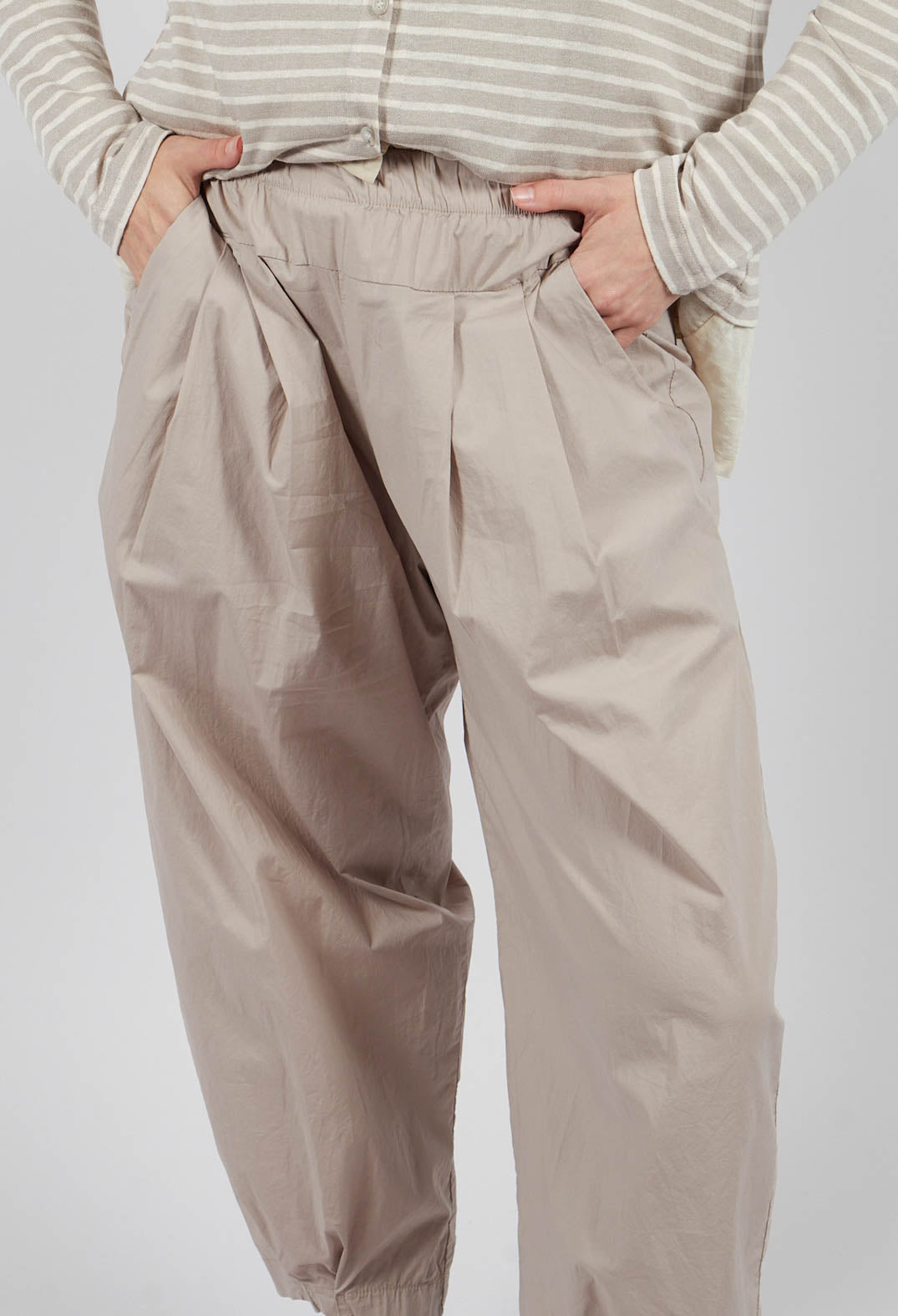 Saturno Trousers In Argento