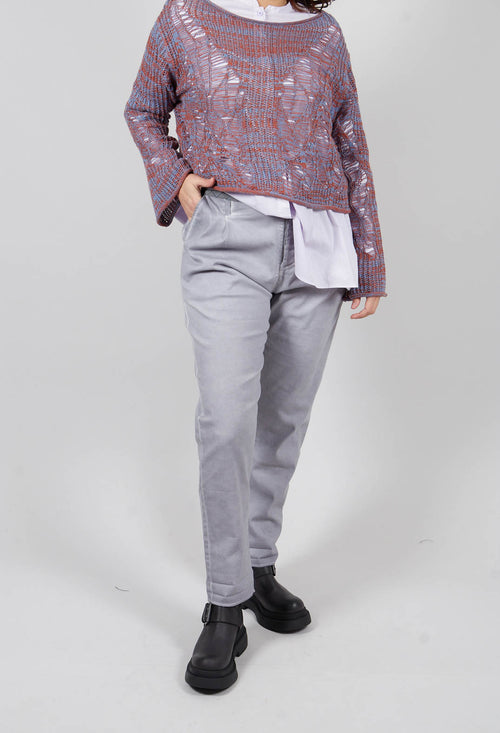 Jean Trousers in Original Lilac Grey