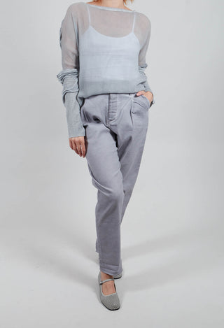 Jean Trousers in Original Lilac Grey