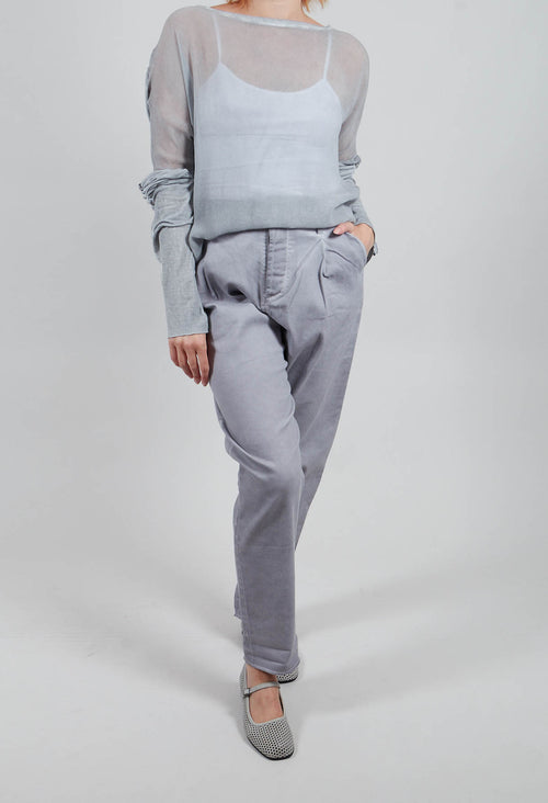 Jean Trousers in Original Lilac Grey