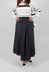 Silk Wrap Skirt in Black