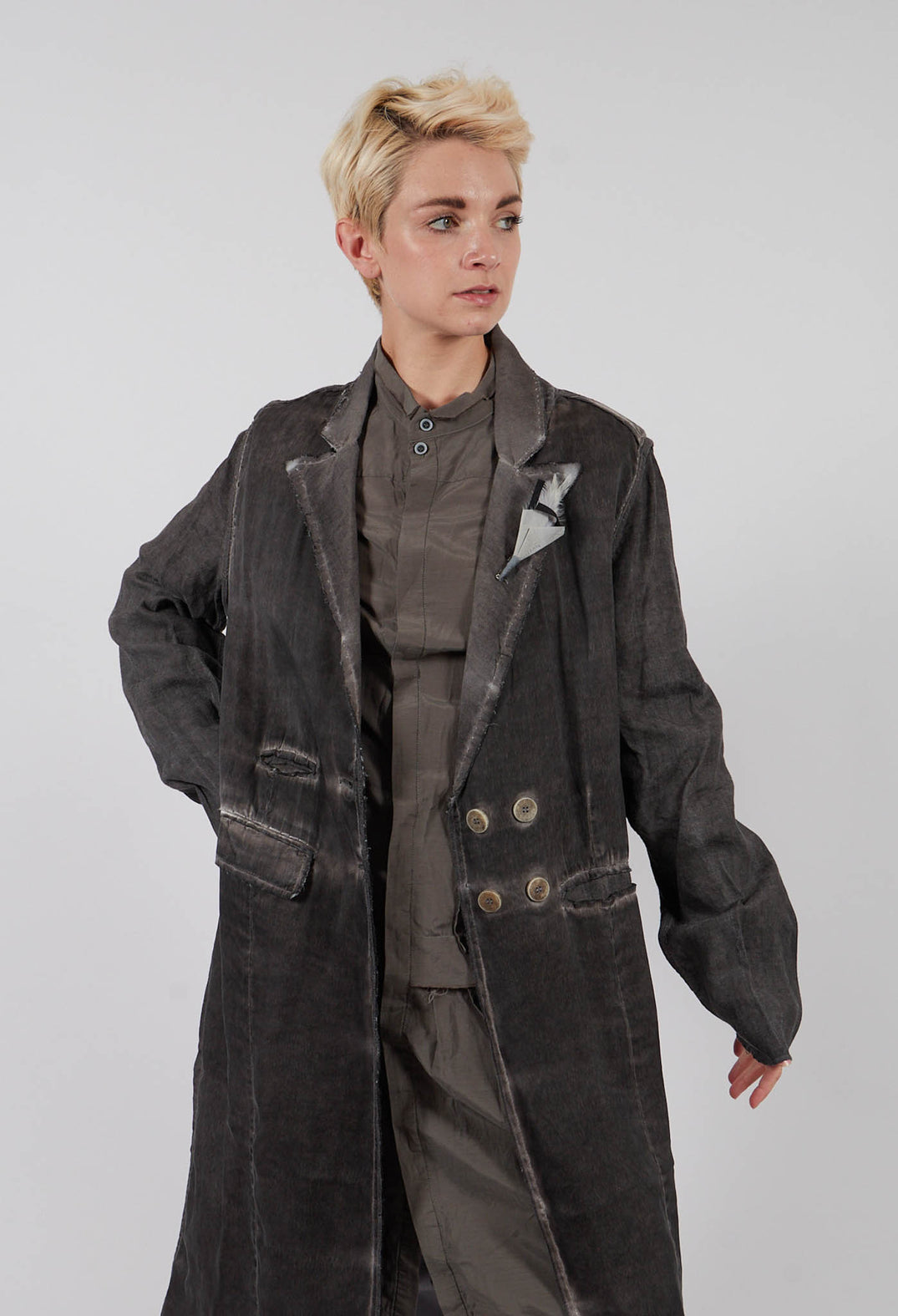 Bleached Coat in Original Brown