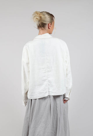 Linen Jacket in Original Cream