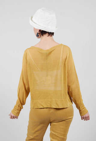 Art Deco Jumper in Yellow