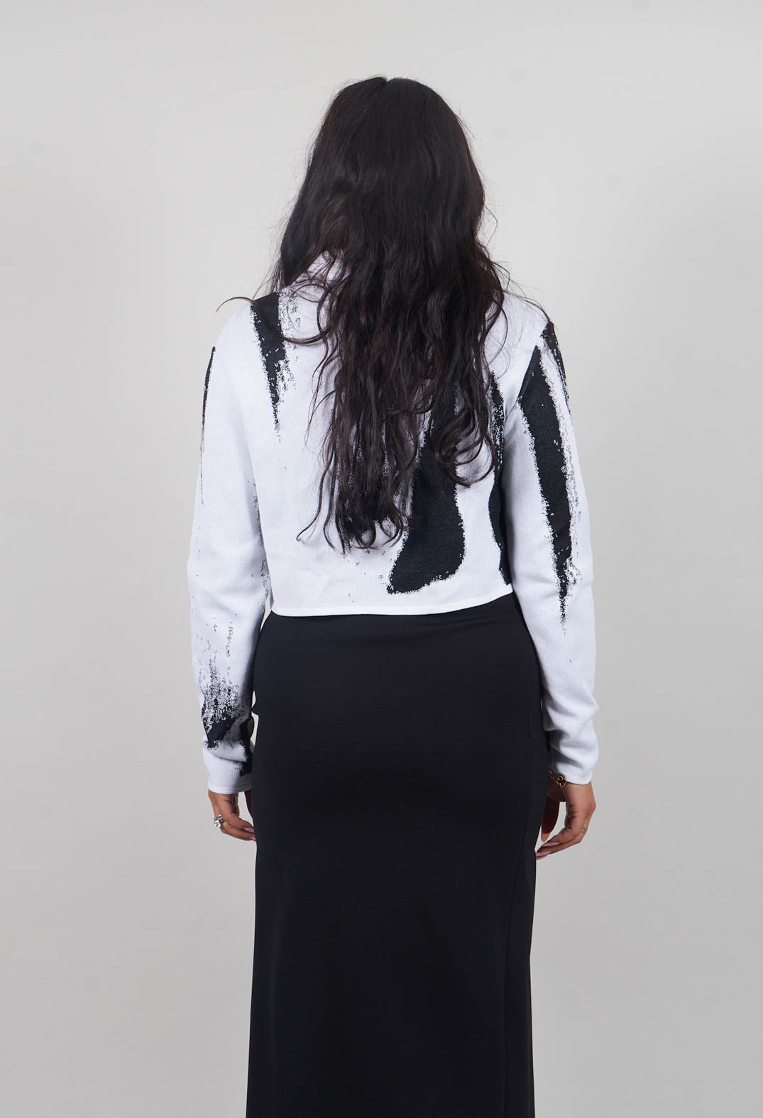 Shirt Cardigan in White