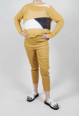 Straight Leggings in Mustard