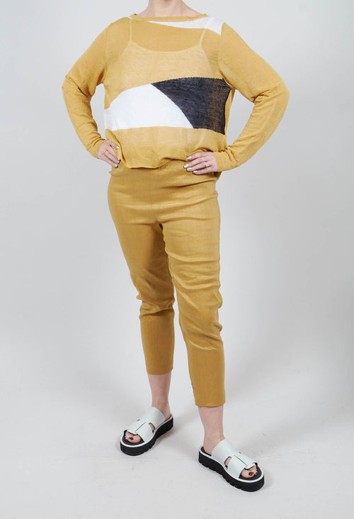 Straight Leggings in Mustard