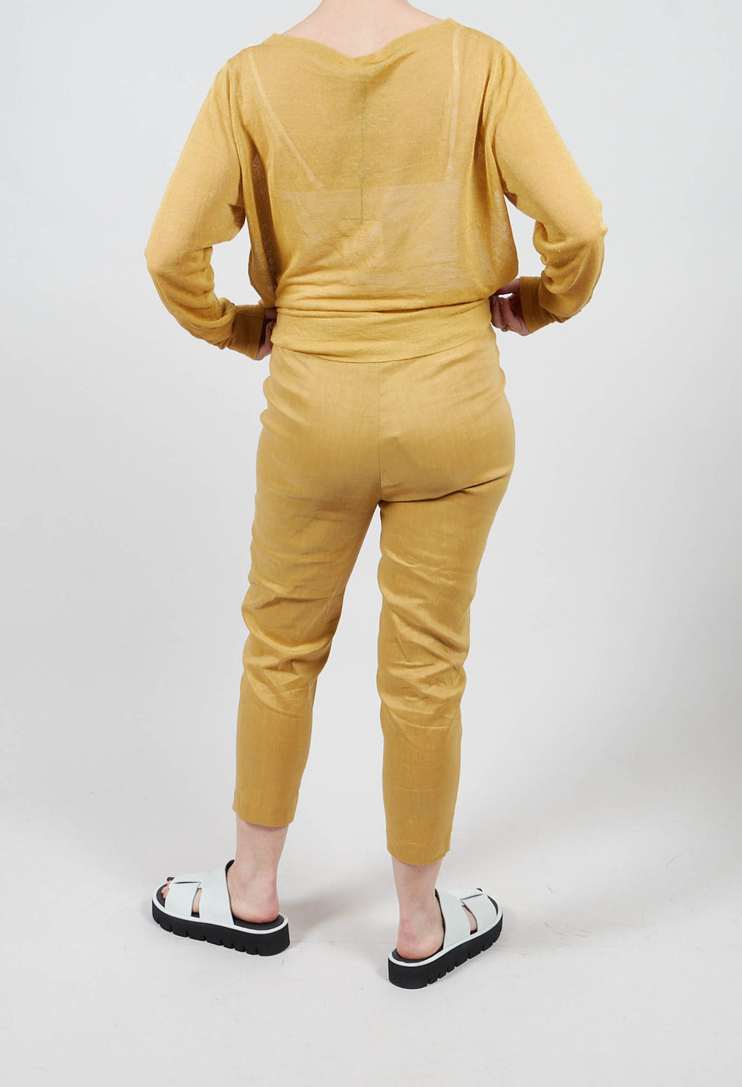 Straight Leggings in Mustard