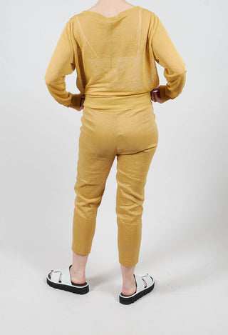 Straight Leggings in Mustard
