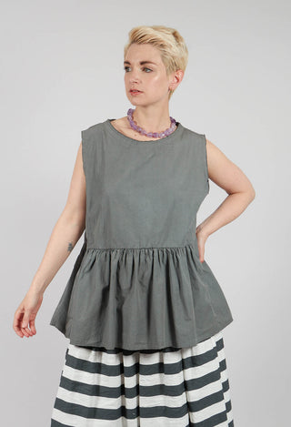 Tunic Blouse in Asfalto