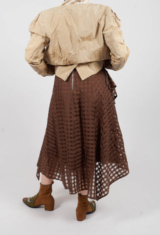 Notorious Skirt in Brown Check