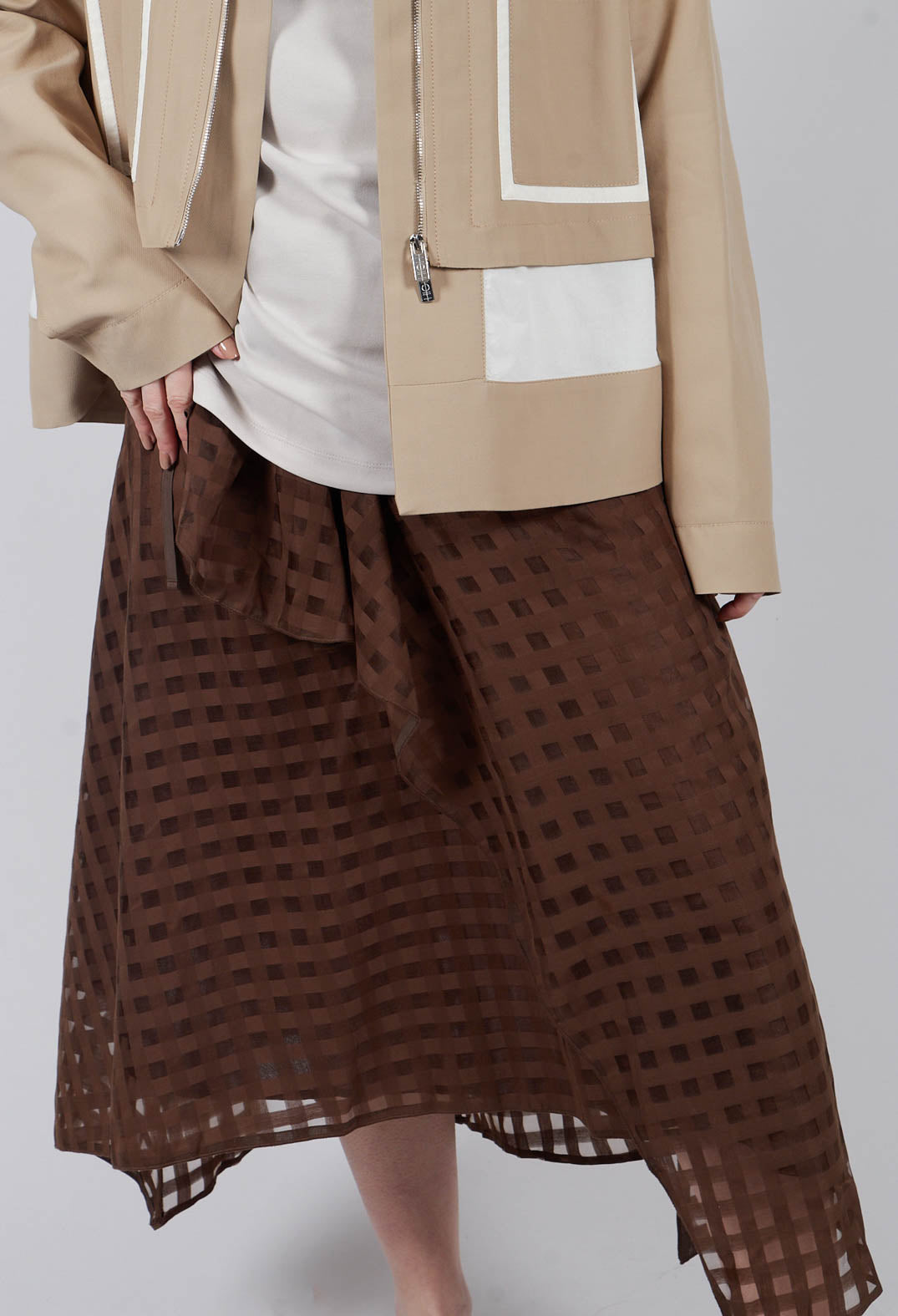 Notorious Skirt in Brown Check