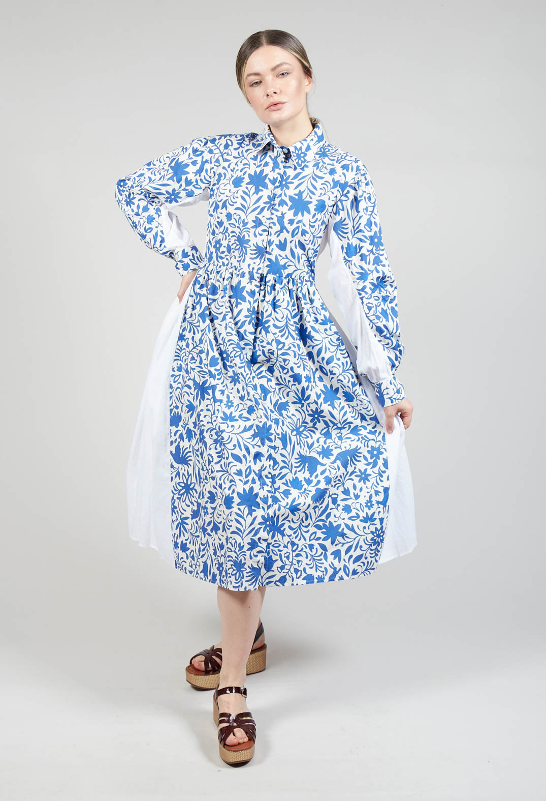 Beloved Dress in Blue Floral