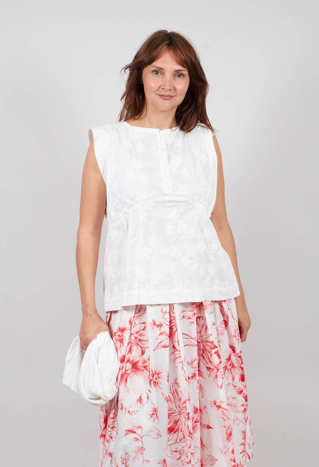 Cameo Top in White