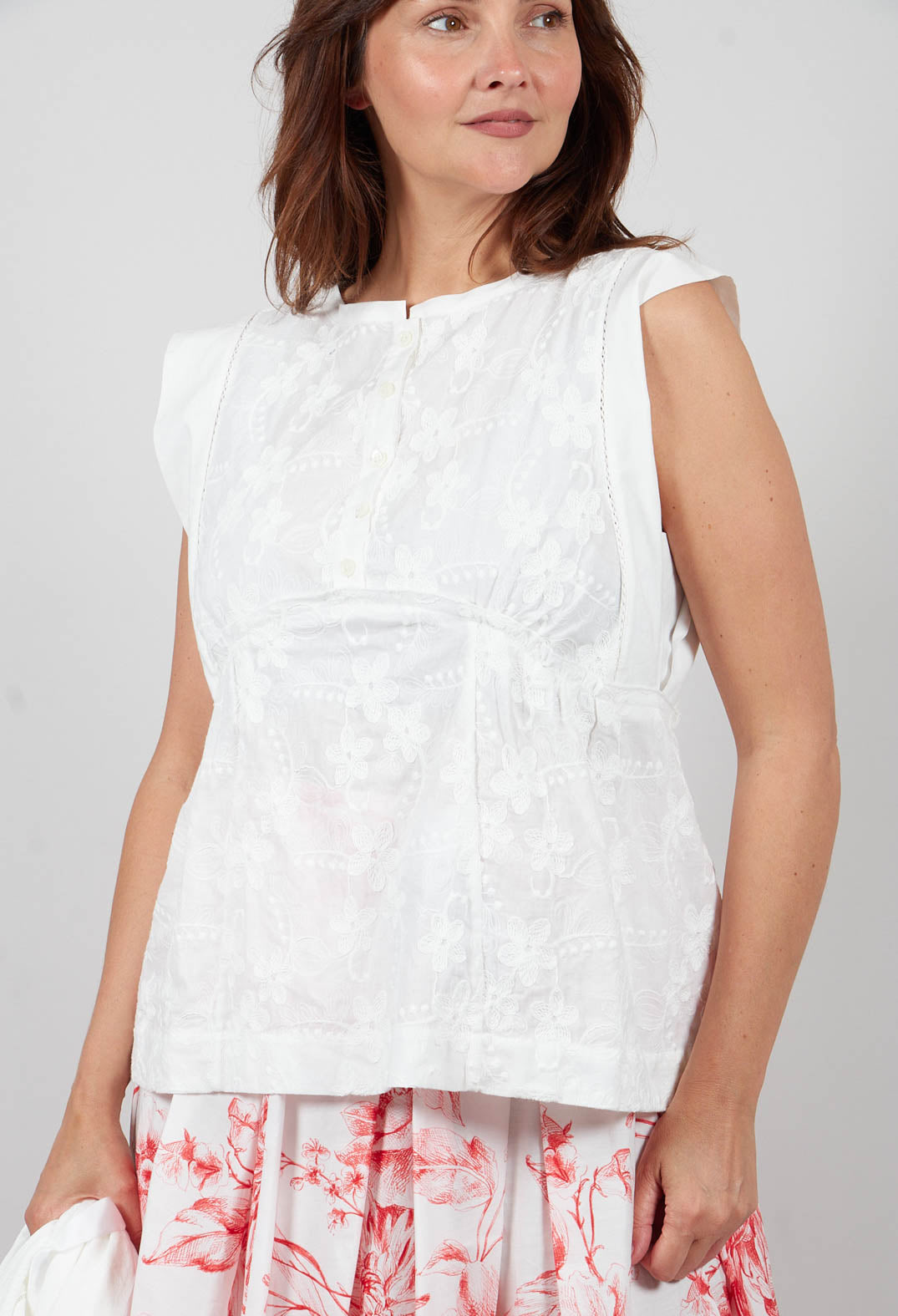 Cameo Top in White