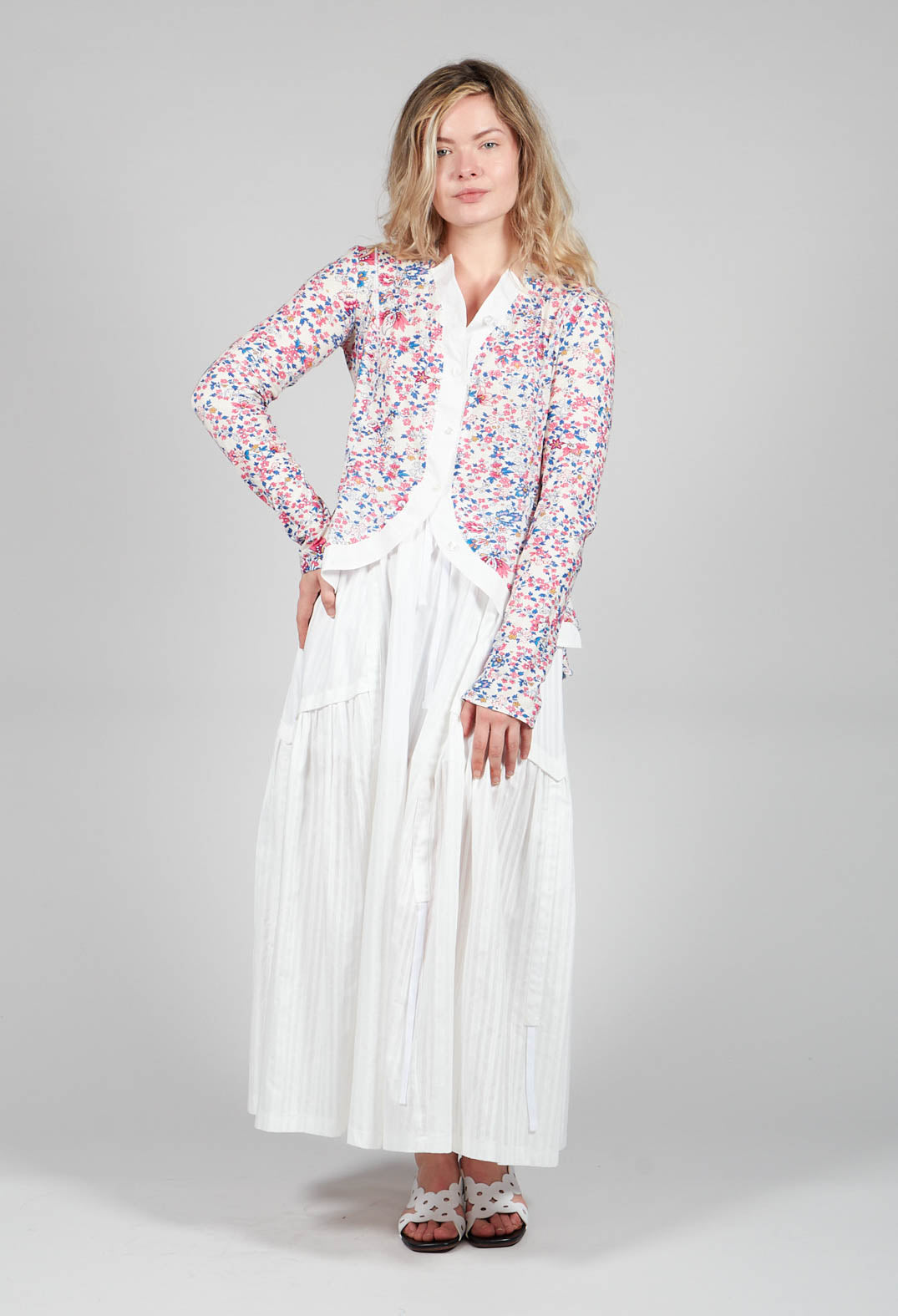 Long Skirt in White
