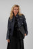 Suspense Leather Jacket in Off Black