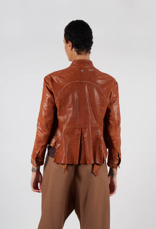 Suspense Leather Jacket in Brown