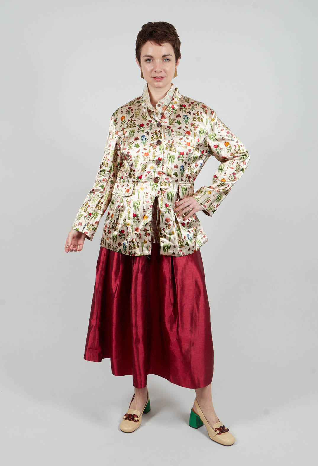 Gavina Skirt in Rouge