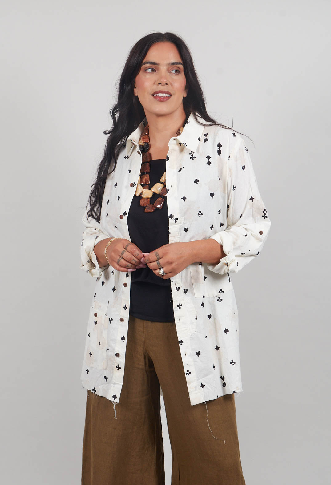 Mended Shirt in Quatre