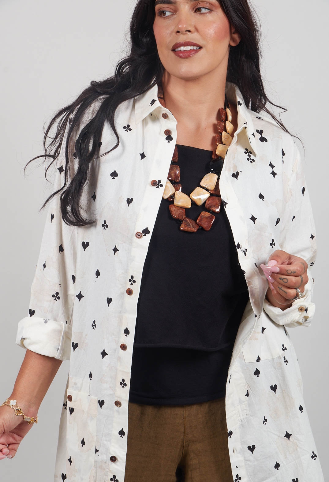 Mended Shirt in Quatre