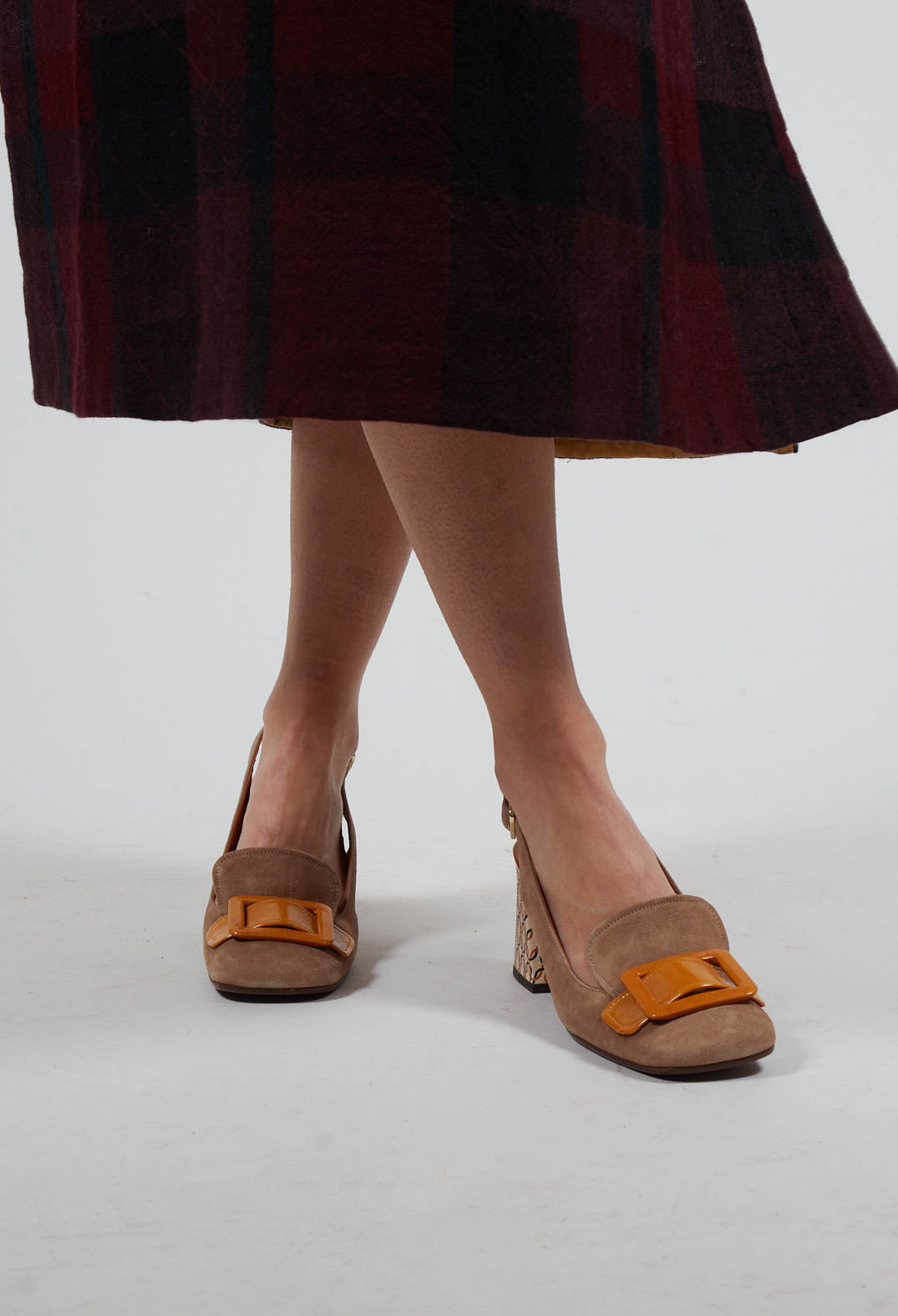Suzan Heel in Ocre Brown