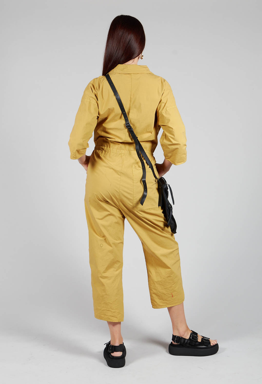 Collar Jumpsuit TS in Sun Yellow