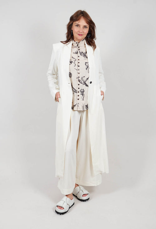 Overcoat in White
