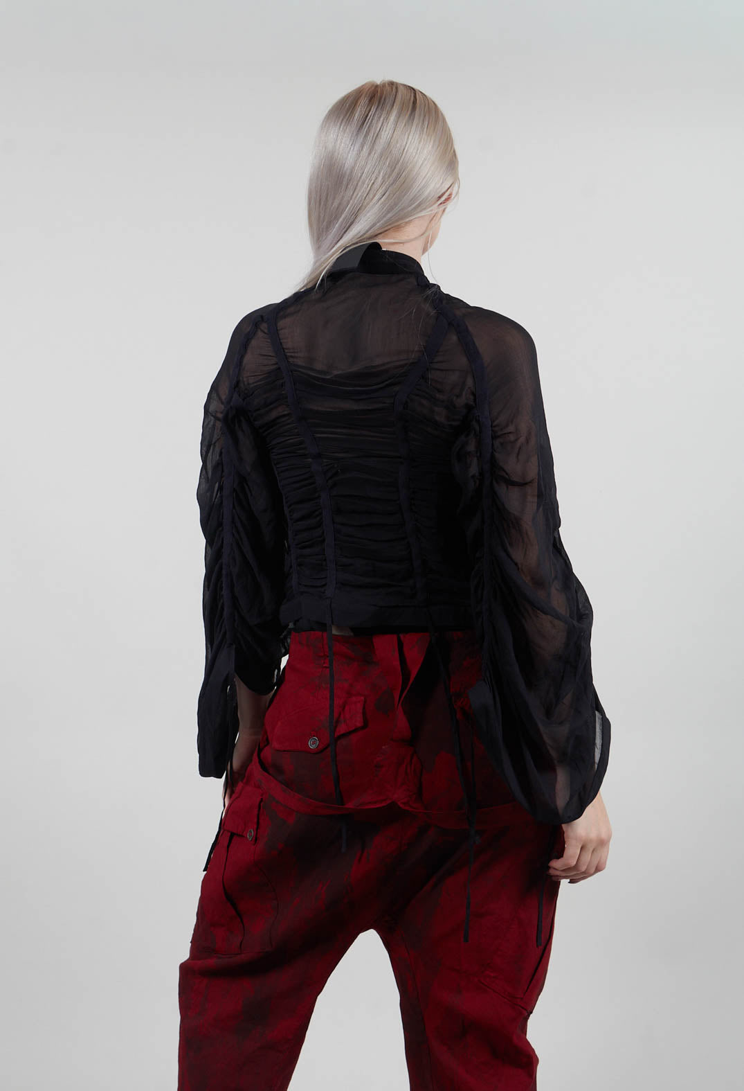 Silk Shirt in Black
