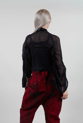 Silk Shirt in Black