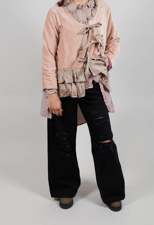 Denim Trousers in Black