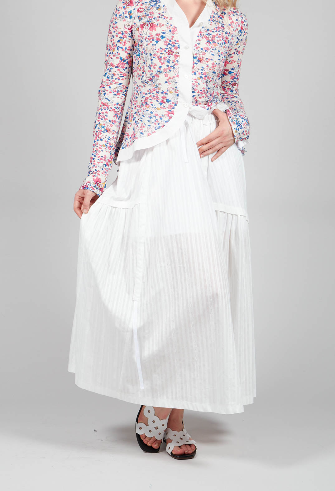 Long Skirt in White
