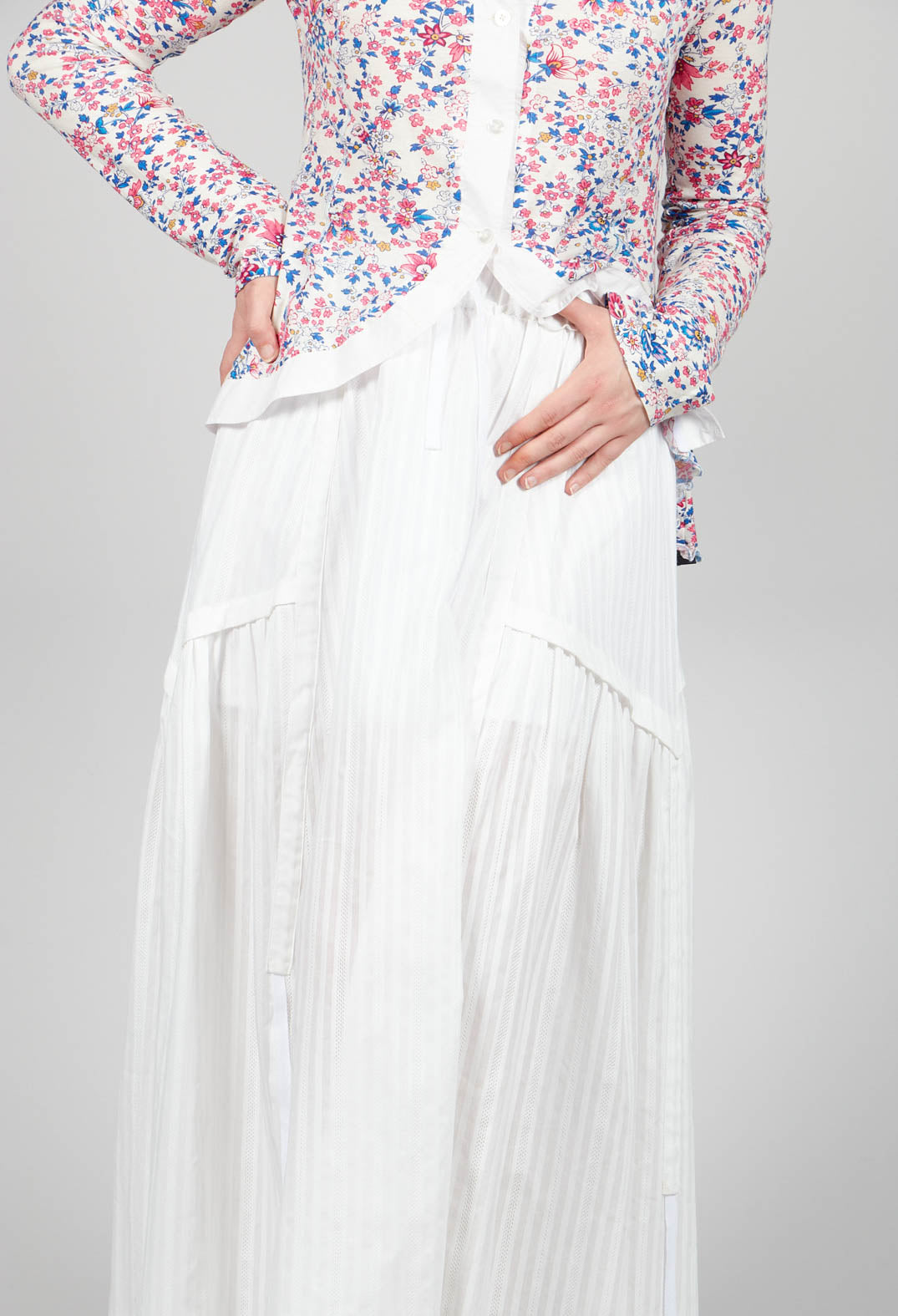 Long Skirt in White