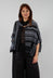 Stripe Jacket in Black and Grey
