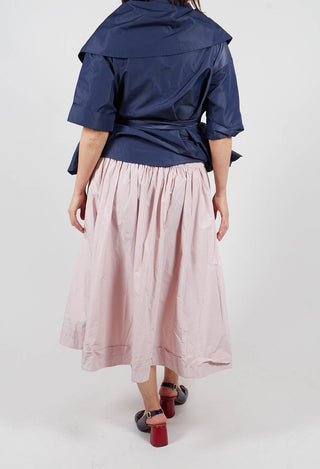 Pull on Pleated Skirt in Pink