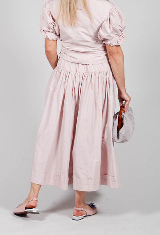 Pull on Pleated Skirt in Pink