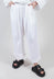 Pleated Wide Leg Trousers in White