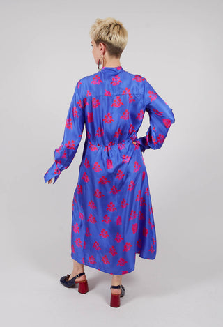 Silk Chemiser Dress in Jardin Print