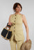 Gabardine Waistcoat in Pear Sorbet