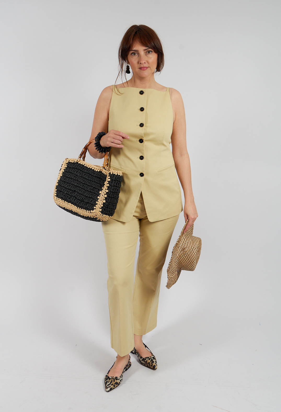 Trumpet Trousers in Pear Sorbet