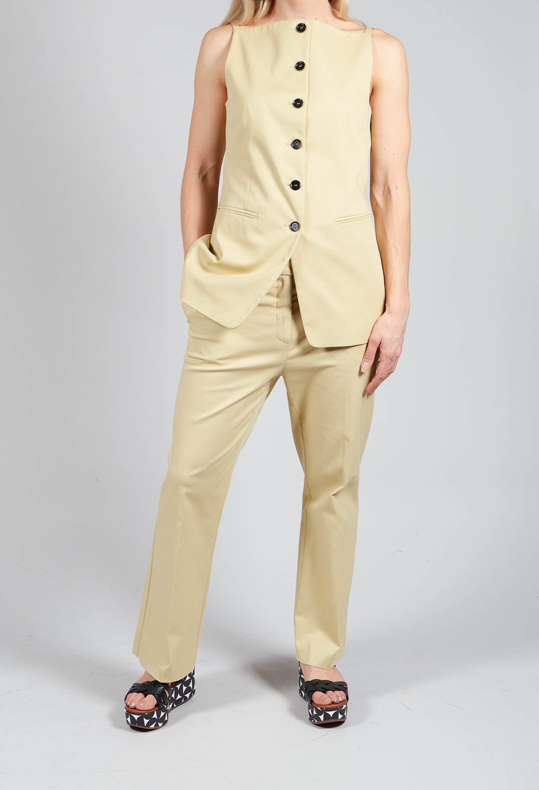 Trumpet Trousers in Pear Sorbet