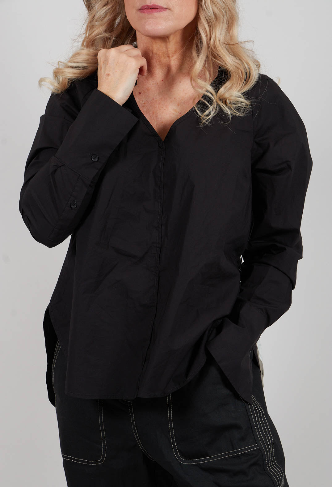 Doll Blouse In Black