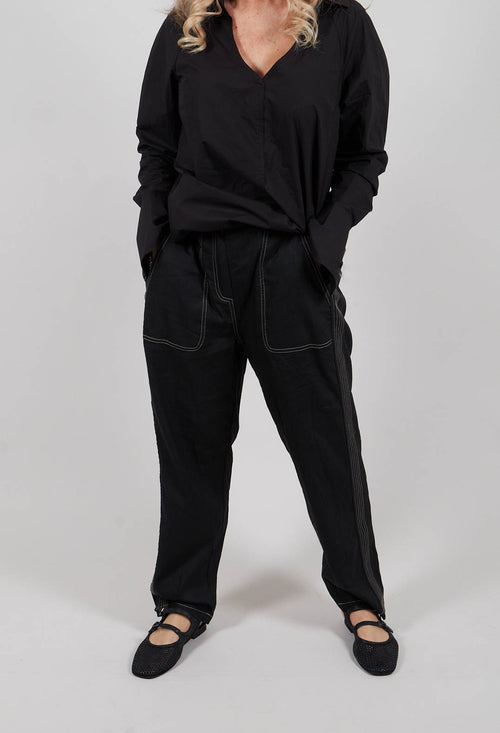 Geo Trouser In Black