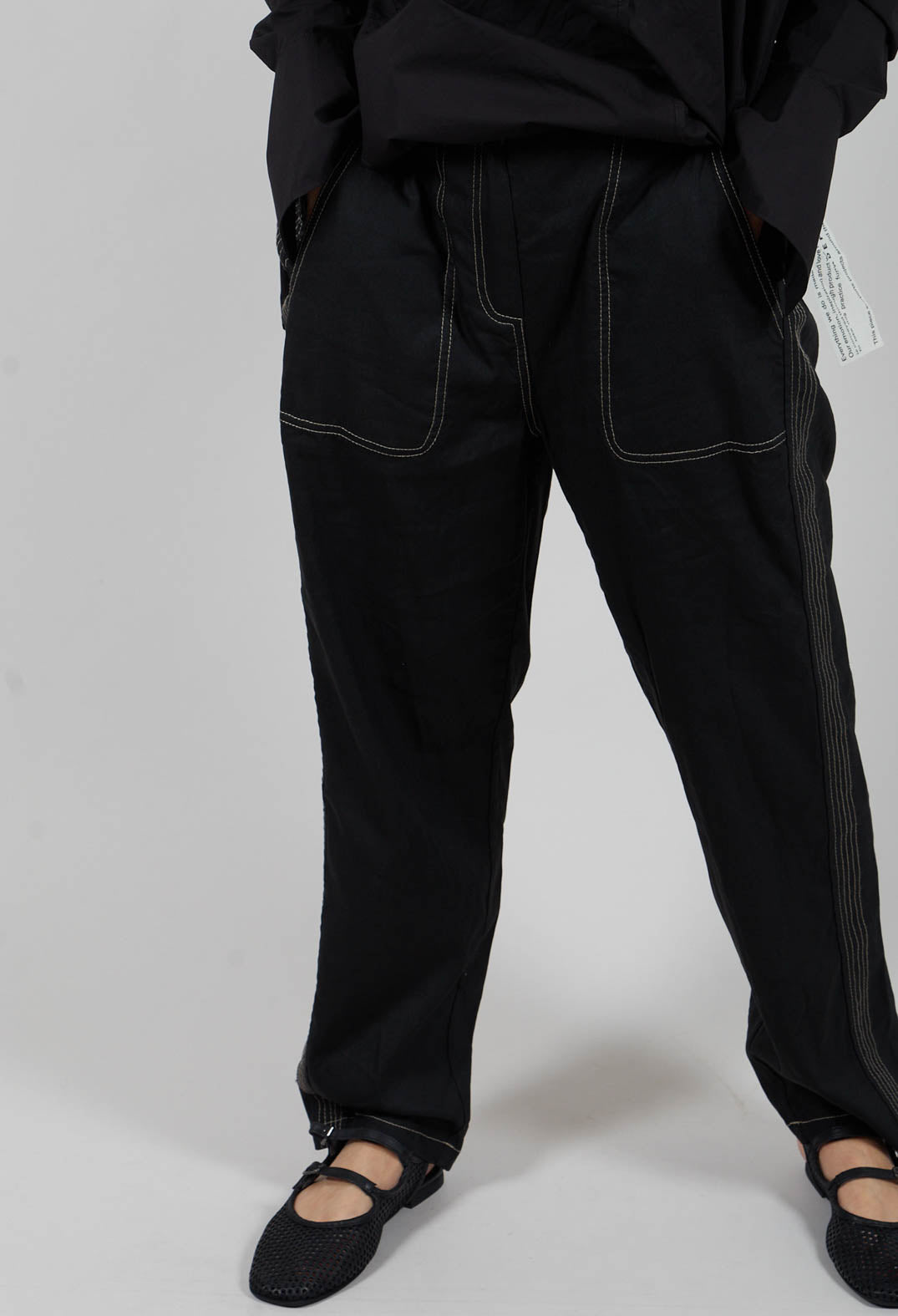 Geo Trouser In Black