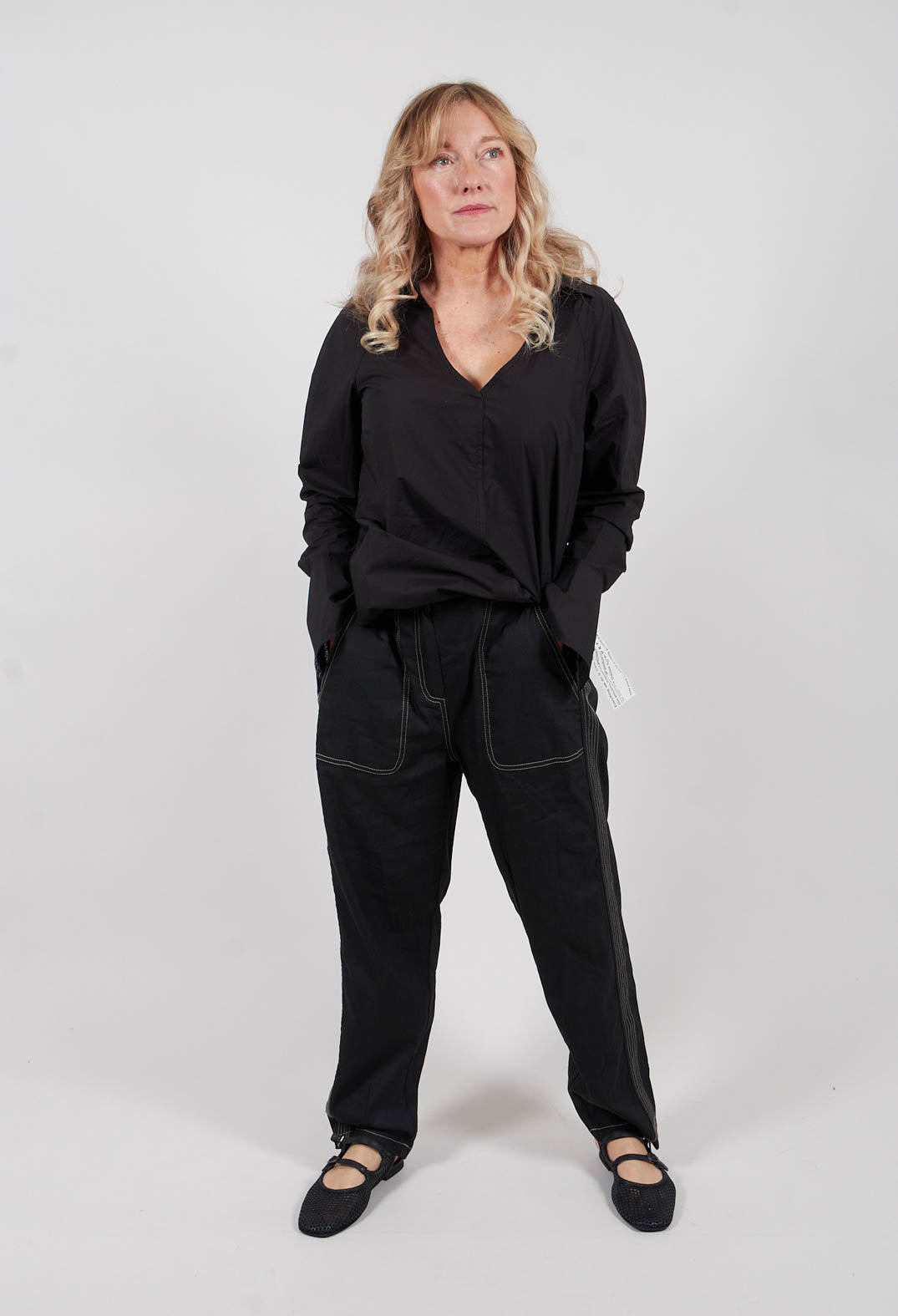 Geo Trouser In Black