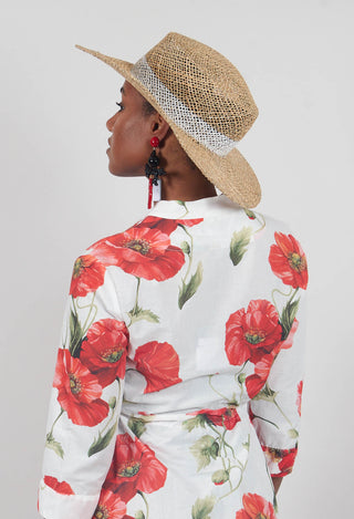 Jafar Hat In Natural Rattan